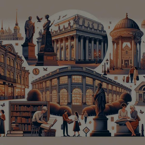 Quels sont les lieux incontournables pour les amateurs de littérature russe à Saint-Pétersbourg ?